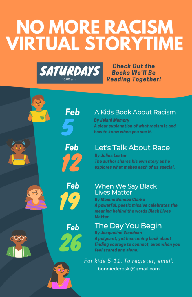 No More Racism Virtual Storytime National Council Of Teachers Of English