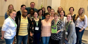 Participants in the 2018 NCTE Summer Institute gather for a group shot.