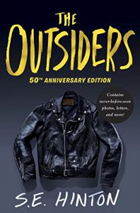 A cover photo of the 50th Anniversary Edition of the book The Outsiders
