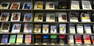 NCTE-Journals on a book shelf
