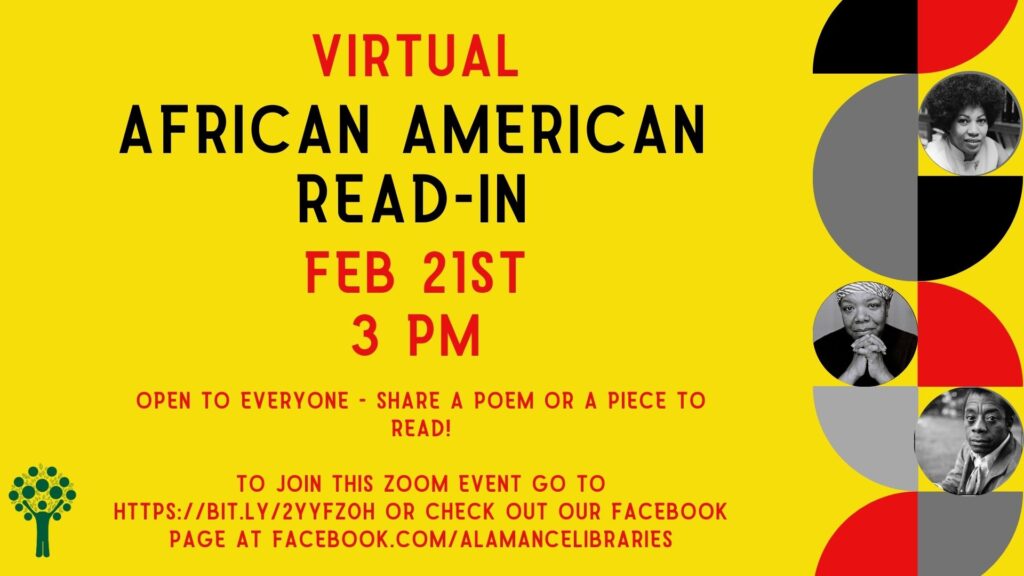 ALAMANCE COUNTY PUBLIC LIBRARIES' AFRICAN AMERICAN READ-IN - National ...