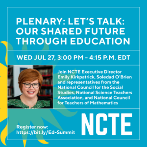 Event Let's Talk Our Shared Future Through Education