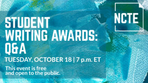 Student Writing Awards Q&A graphic