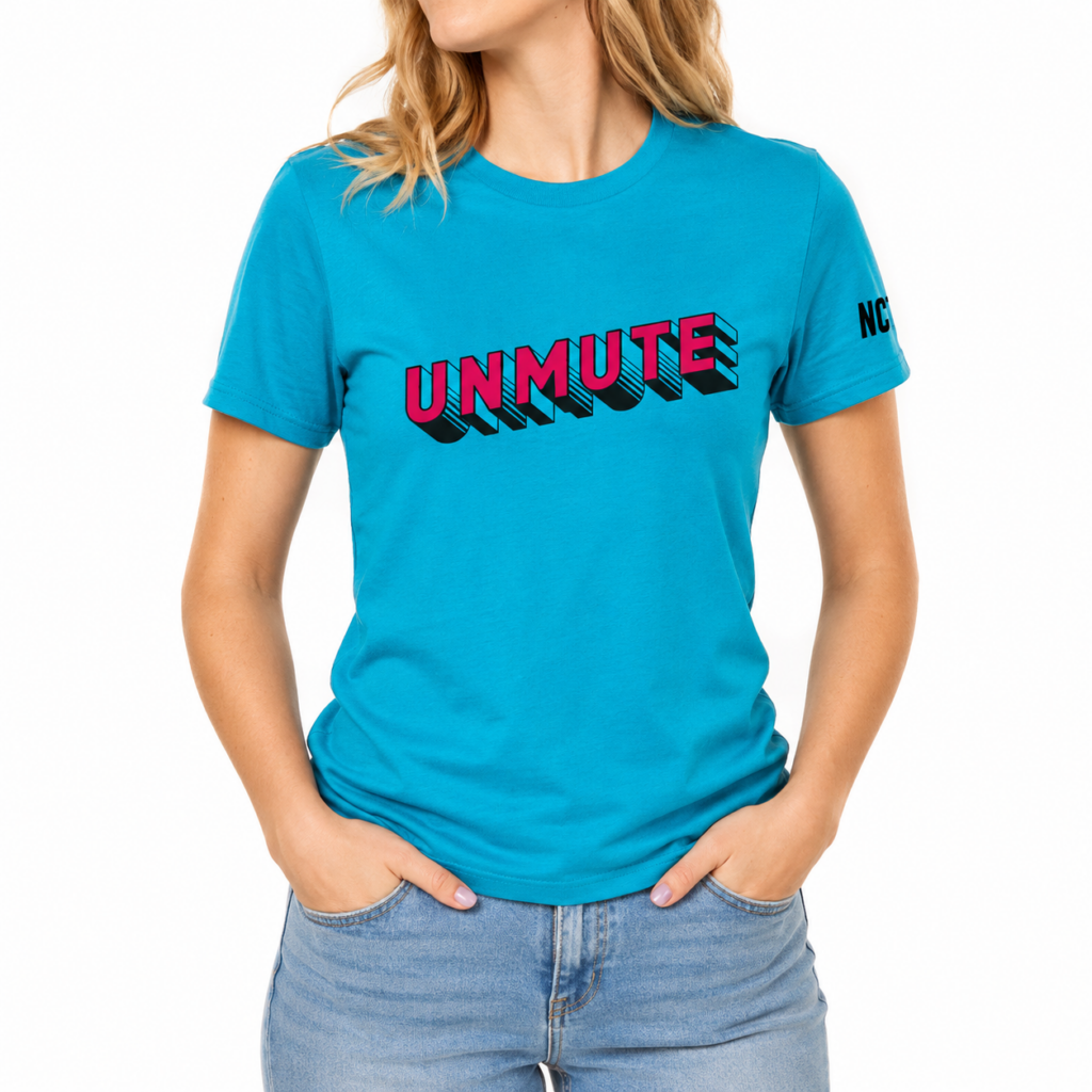 Unmute Aqua Triblend Unisex T-Shirt