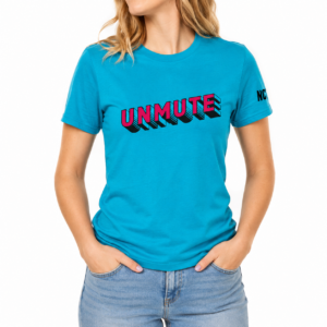 Unmute Aqua Triblend Unisex T-Shirt